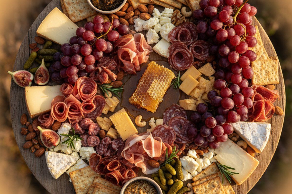 Artisan charcuterie and grazing display